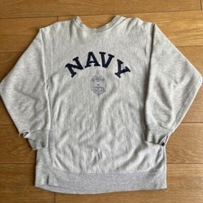 Vintage 90s Champion Reverse Weave US Navy Sweatshirt L, Made in USA