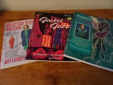 Lot 3 Sewing Garment/Fashion Desn Emb bks-Jacket Jazz,Wrapped in Fabric,Flatter