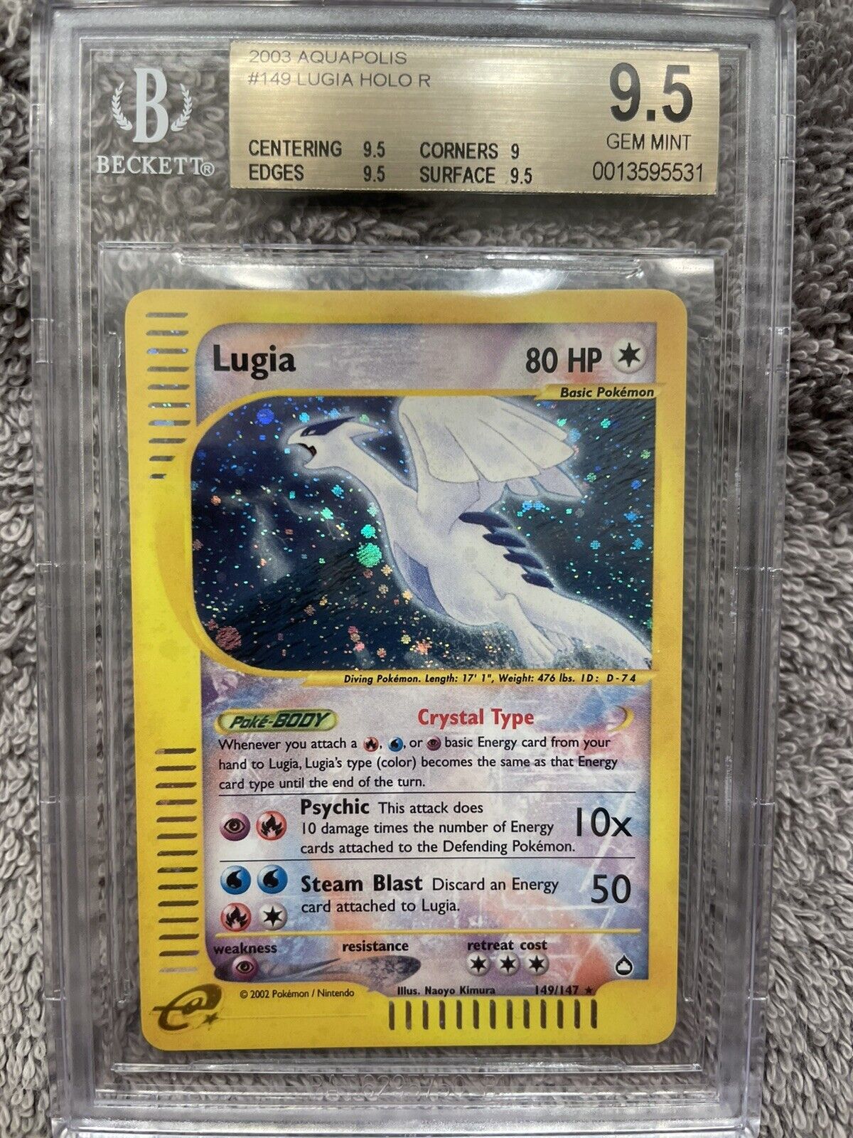 Card Pokemon Tcg Crystal Lugia Aquapolis 1st Edition - Ultra Rara, Jogo de  Tabuleiro Pokemon Nunca Usado 90398762