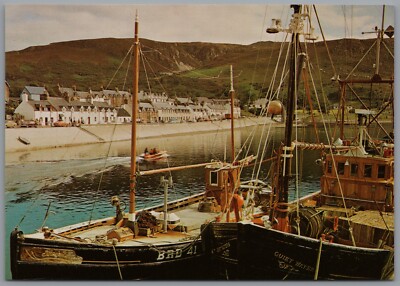 Ullapool from the Pier Ross-shire Highland Scotland Postcard UK