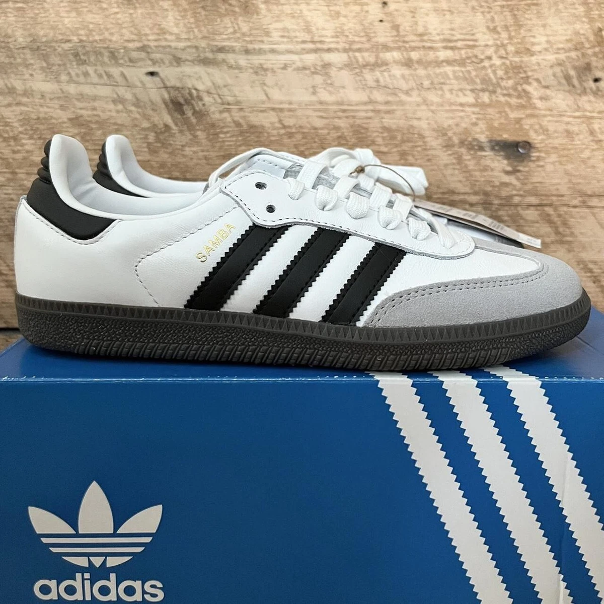 adidas Originals Samba OG White Black Gum B75806 5M/6W, 6.5M/7.5W