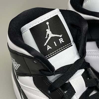 NIKE AIR JORDAN 1 Mid Panda Women's Sz 10 Black / White DV0991-101