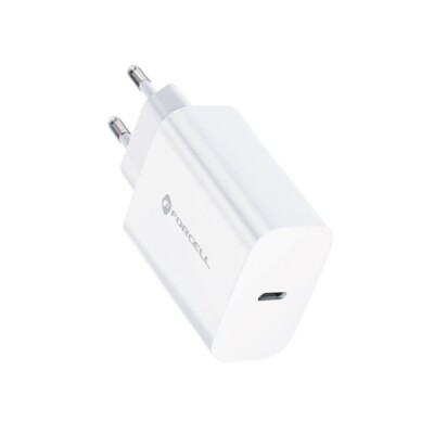 Wandladegerät mit USB Typ C - 3A 25W Anschluss mit PD Quick Charge 4.0