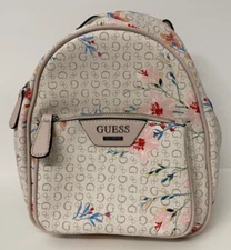 GUESS BACKPACK Pink & Beige Floral NEW