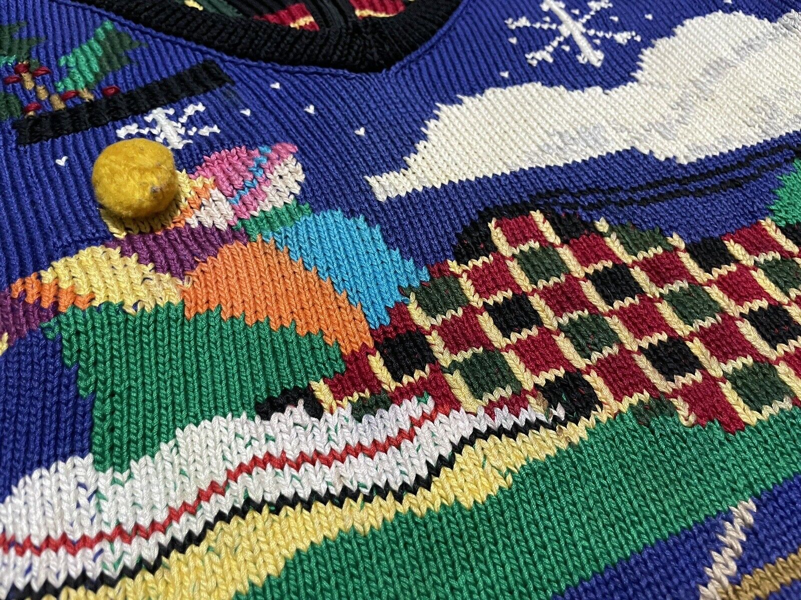 Vintage 3D Berek Marta D Sweater Hand Knit Wearab… - image 2