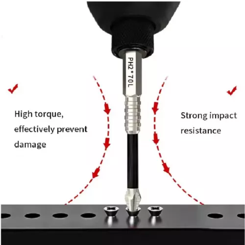 1SET Trapano Avvitatore Alto Magnetico,Forte Durata Magnetica Punta Trapano US - Foto 14 di 20