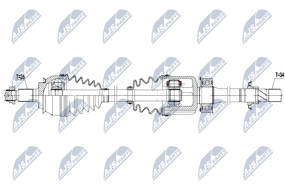 NPW-BM-156 NTY Drive Shaft for MINI