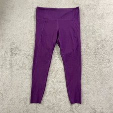 NWOT Danskin L Purple Active Leggings High-Waisted Cropped