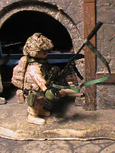 Playmobil Personnalisé Soldat Ukrainien (UCRANIA-2022) REF
