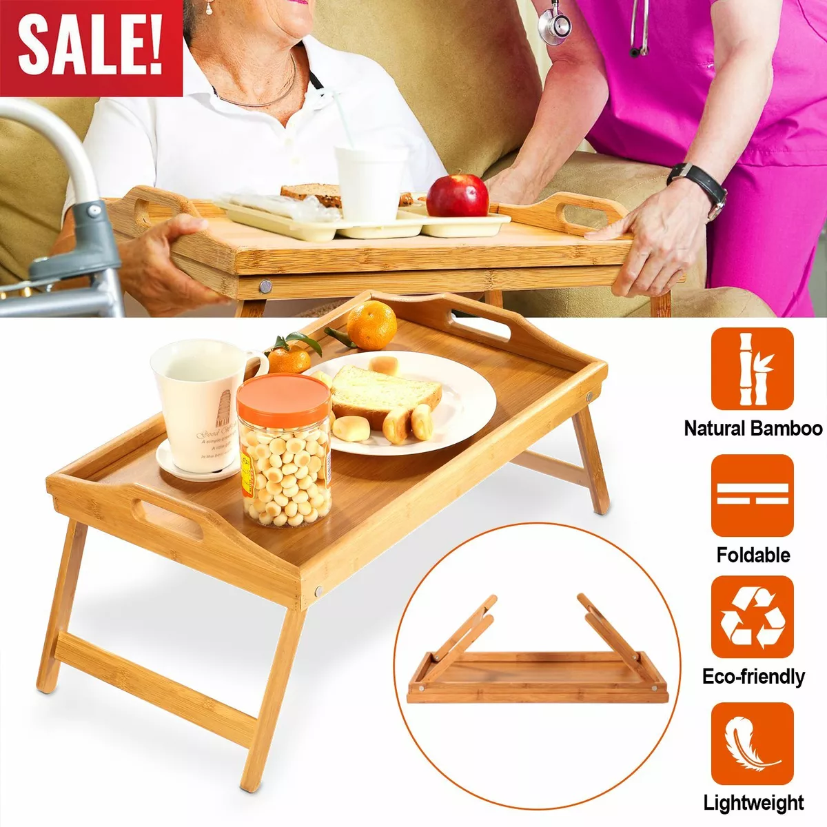 Breakfast sale portable table