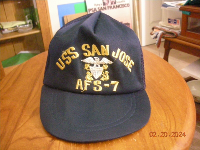 Vintage Navy USS San Jose AFS-7