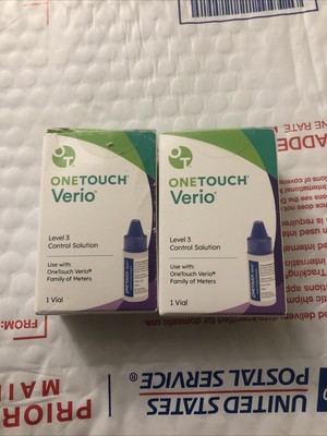 OneTouch Verio Level 3 Control Solution 8/2025 Expiration Two Pack