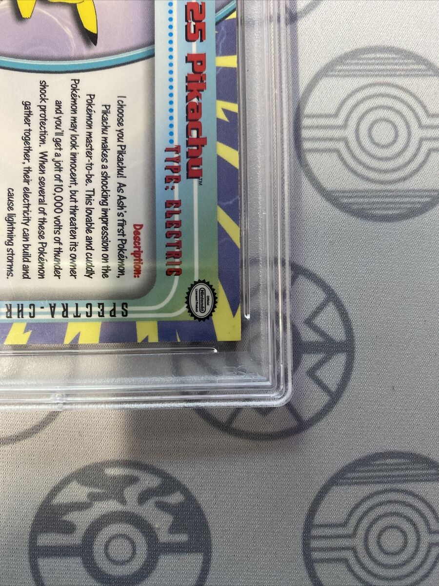 PSA 8 2000 Pokemon Topps Chrome Pikachu Spectra #25 🔥 2091 PSA 8 2000 Pokemon Topps Chrome Pikachu Spectra #25 🔥 2091