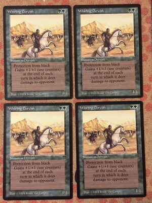 MtG - Playset of 4 x Legends Whirling Dervish - LP