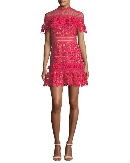 Self portrait top star mini dress