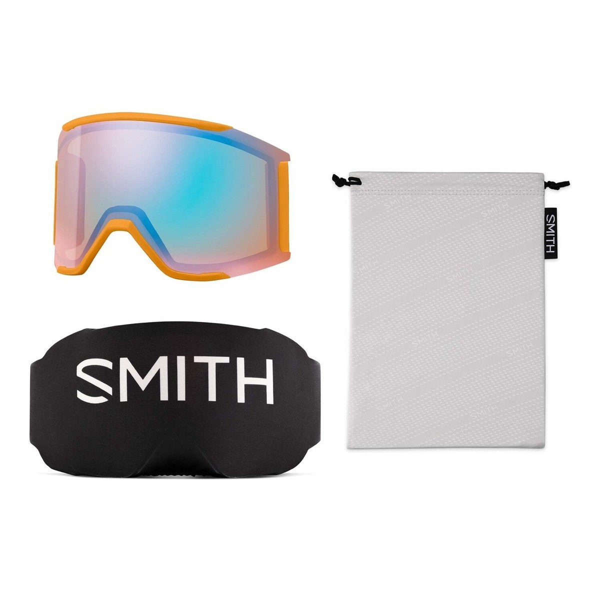 Smith Squad Mag Ski / Snow Goggles Sunrise Frame ChromaPop