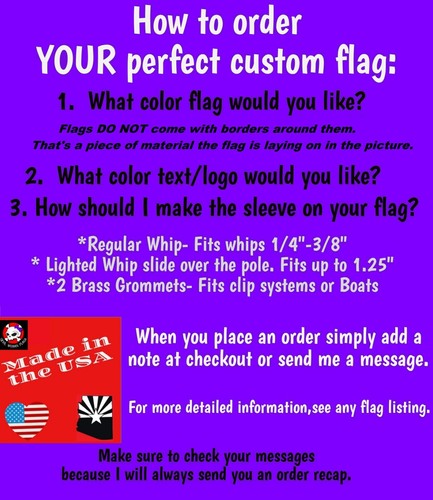 Bandera de seguridad personalizada DONDE DA FUQ ATV UTV JEEP SxS hecha para adaptarse a látigos iluminados y regulares - Imagen 4 de 5