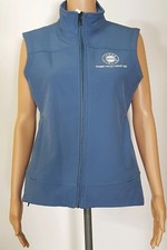 Inner Circle Grand Circle Cruise Line Blue Zippered Blue Vest Size S New