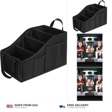 YOHOOLYO Car Seat Organizer with 4 Compartments, 4 Cup Holders