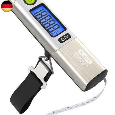 Dr.meter Kofferwaage für Reisen mit Maßband, Praktische Kofferwaage Digital mit 