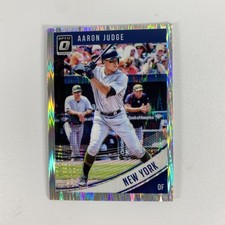 2018 Panini Donruss Optic Variation Aaron Judge #114 Shock Prizm Batting Stance