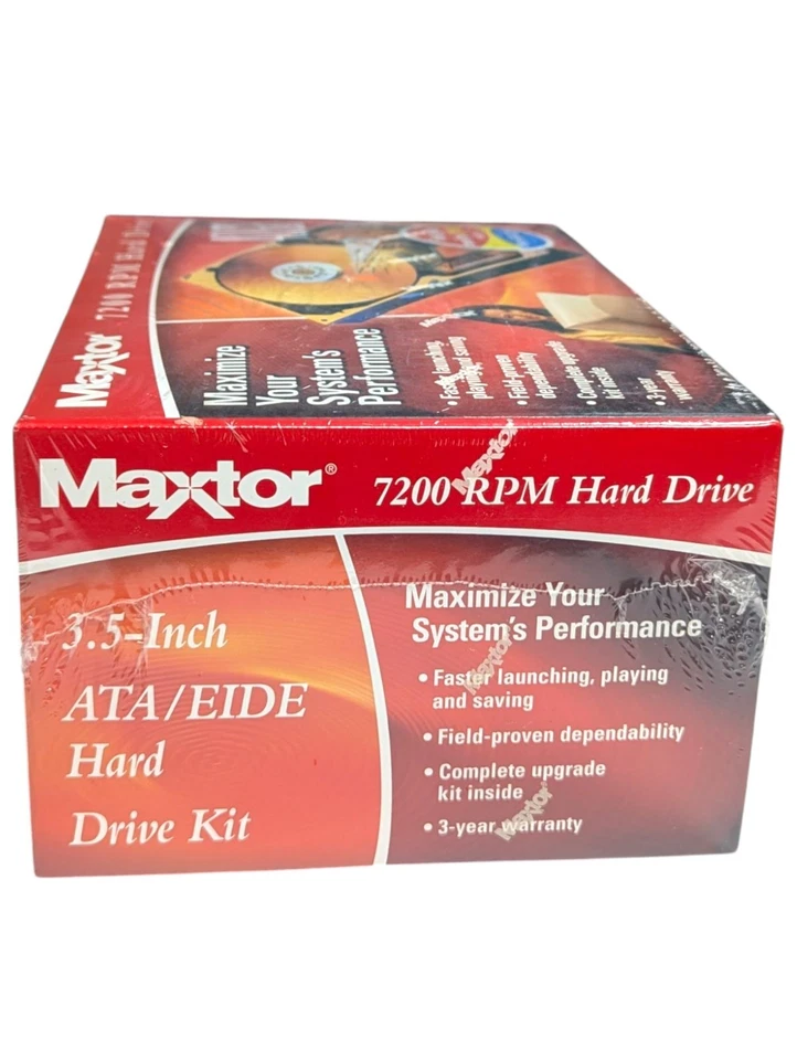 Maxtor DiamondMax Plus Internal Hard Drive 40 GB 3.5 L01J0 Ultra ATA/133 SEALED - Image 2 of 4