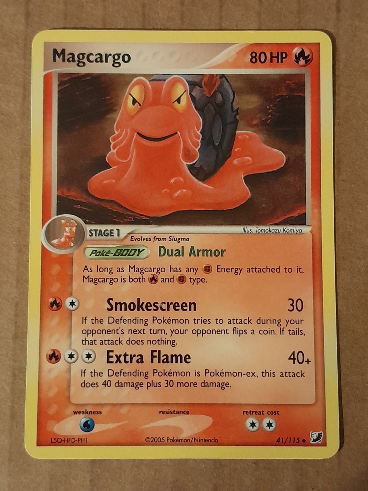 Pokemon Magcargo 41/115 ex Unseen Forces NM-MT See Pictures