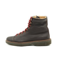 El Naturalista Damen Stiefeletten Braun Leder High-Top Komfortschuhe EU 40