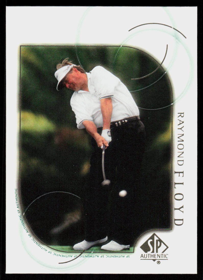 2001 SP Authentic Raymond Floyd #8 GOLF CARD PGA