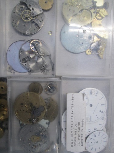 Large Mixed Lot of Vintage Watch Pocket Watch Parts Dials Faces Movements - Picture 5 of 13