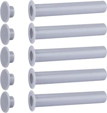 Pool Safety Fence Sleeve and Cap for Live Saver Fence, DIY Removable... 