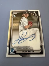 2024 Bowman Draft - Chrome Prospect Autographs Hagen Smith #CPA-HS (AU, RC)