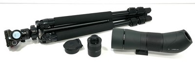 Vortex Viper HD 15-45x65 Spotting Scope + Slik Pro 500DX Tripod w/Sirui VA5 Head