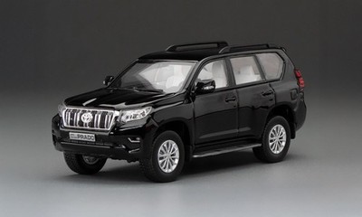 SunStar 29411 1:43 Land Cruiser Prado 2018 LHD Modellauto Eclipse Black
