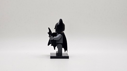 LEGO minifigure Batman sh0089 DC Super Heroes 76012 tuta grigio scuro con finiture nere - Foto 4 di 6