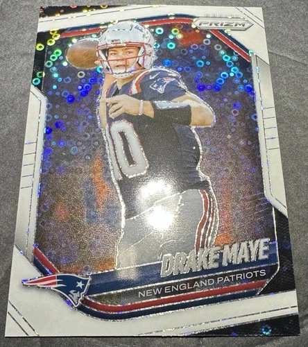 2025 Panini Prizm Drake Maye White Disco #165