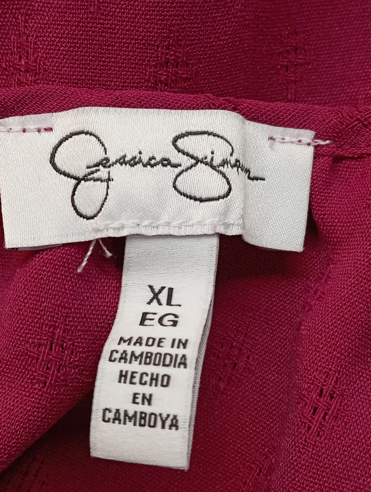 JESSICA SIMPSON Blouse à manches longues Dames Blouse T EU 42 rose style festif - Photo 4/4