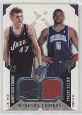 2004-05 SPx Winning Combos Andrei Kirilenko Carlos Boozer #WC-KB p7i