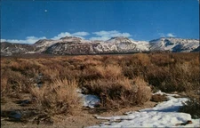 Mono Craters Bishop California vintage postcard q180