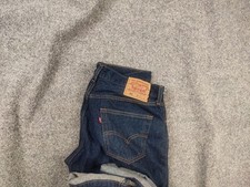 Levis 501 Vintage 90's Dark blue Denim classic Tapered fit Jeans made in USA