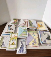 Lot of Over 200 HAPPY BIRTHDAY Greeting Cards Envelopes Assorted Flower Dog Bird