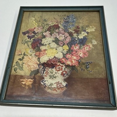 Somersc Framed Still Life Floral Art Print 'Bunch of Flowers', London England