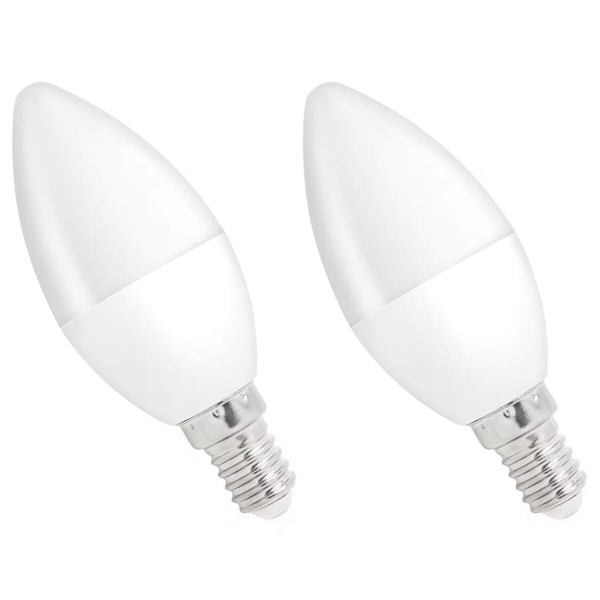 Spectrum E14 Led-Lampe B35 8W 710Lm 4000K Neutralweiß 2 StüCk-image