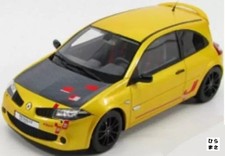 1/43 Scale Renault Megane 2 R26 R Yellow Diecast Miniature Car Detailed Model
