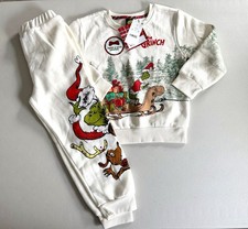 The Grinch Sweatshirt  Pants Set Toddler 5T Holiday Christmas