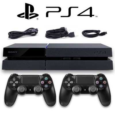 PlayStation 4 PS4 Konsole 500GB + 2 ORIGINAL DualShock Controller   