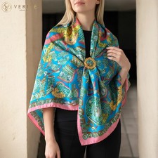 RARE VINTAGE HERMES Silk Scarf "Sous l'Egide de Mars" Carre 90 by Pierre Marie