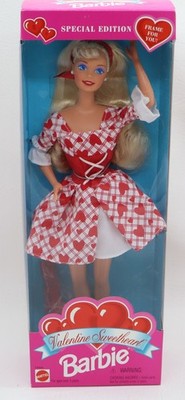 1995 VINTAGE Valentine Sweetheart Barbie Doll Mattel NRFB