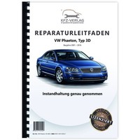 VW Phaeton Typ 3D 2001-2016 Instandhaltung Inspektion Wartung Serviceanleitung