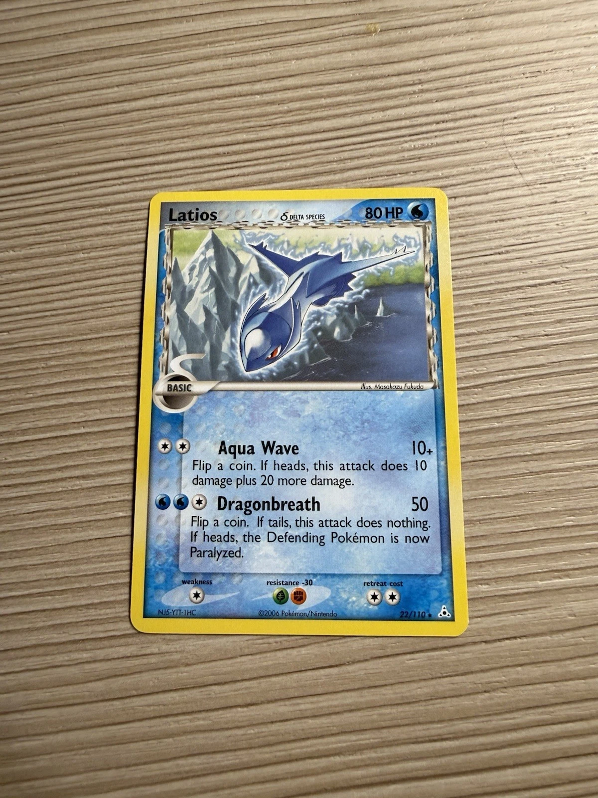 Latios (Delta Species) 22/110 Holon Phantoms Regular LP Offers Welcome